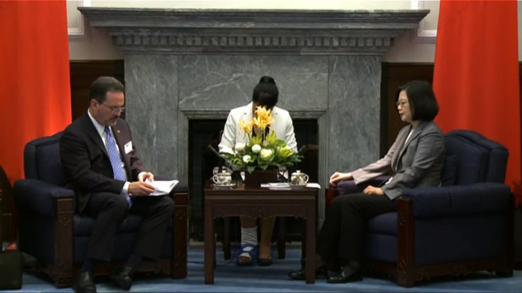 蔡英文強調台美將捍衛共同價值