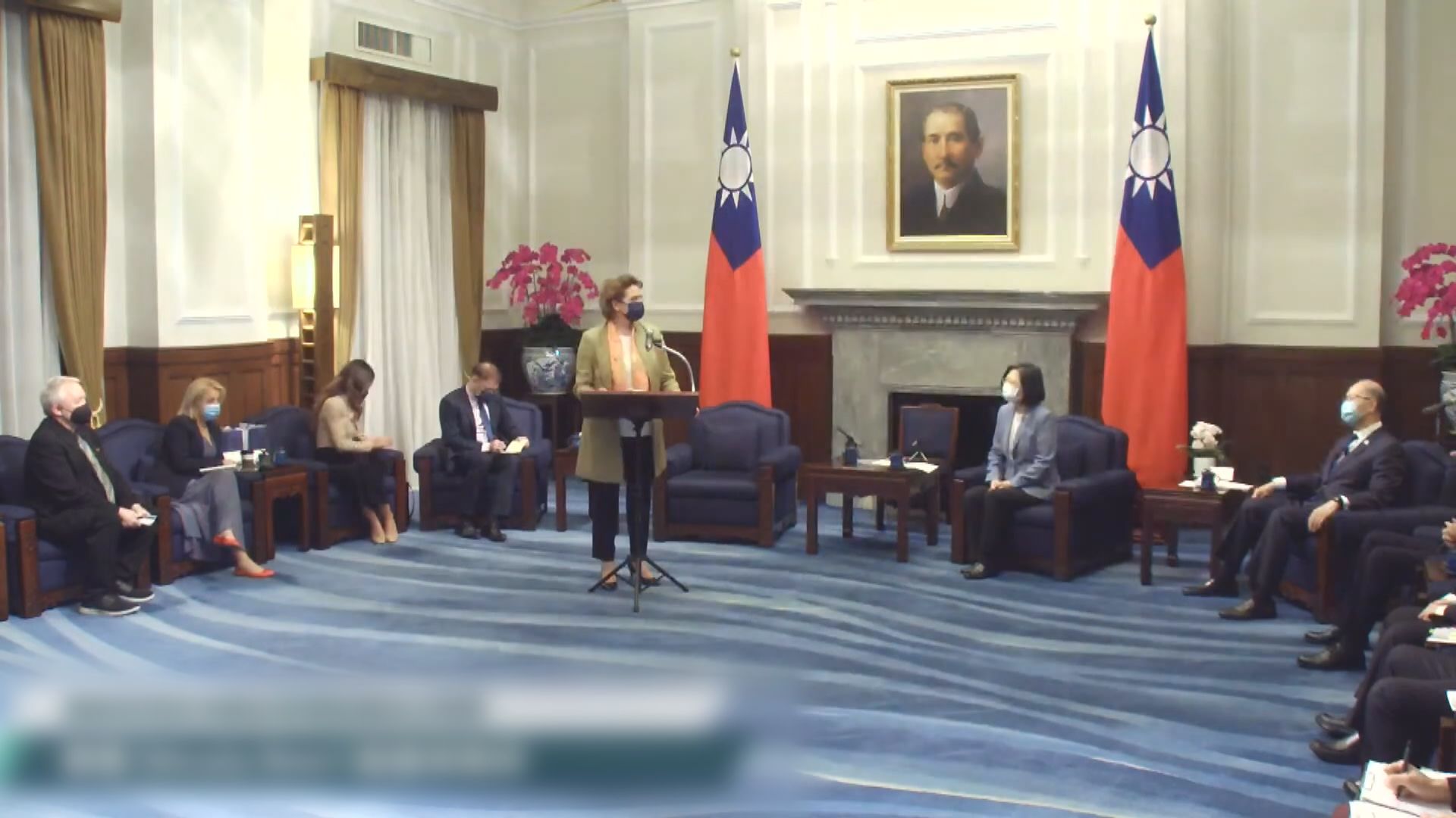 歐洲議會副主席貝爾訪台會見蔡英文