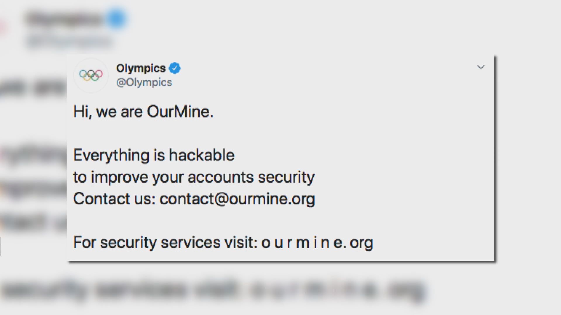 奧運會等組織Twitter遭黑客入侵