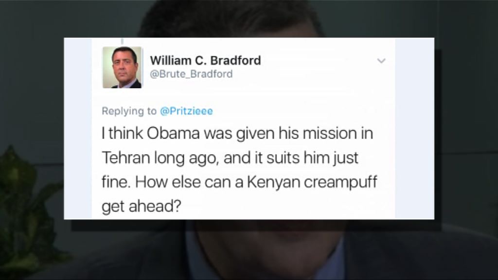 美國多名官員曾因發布歧視帖文辭職