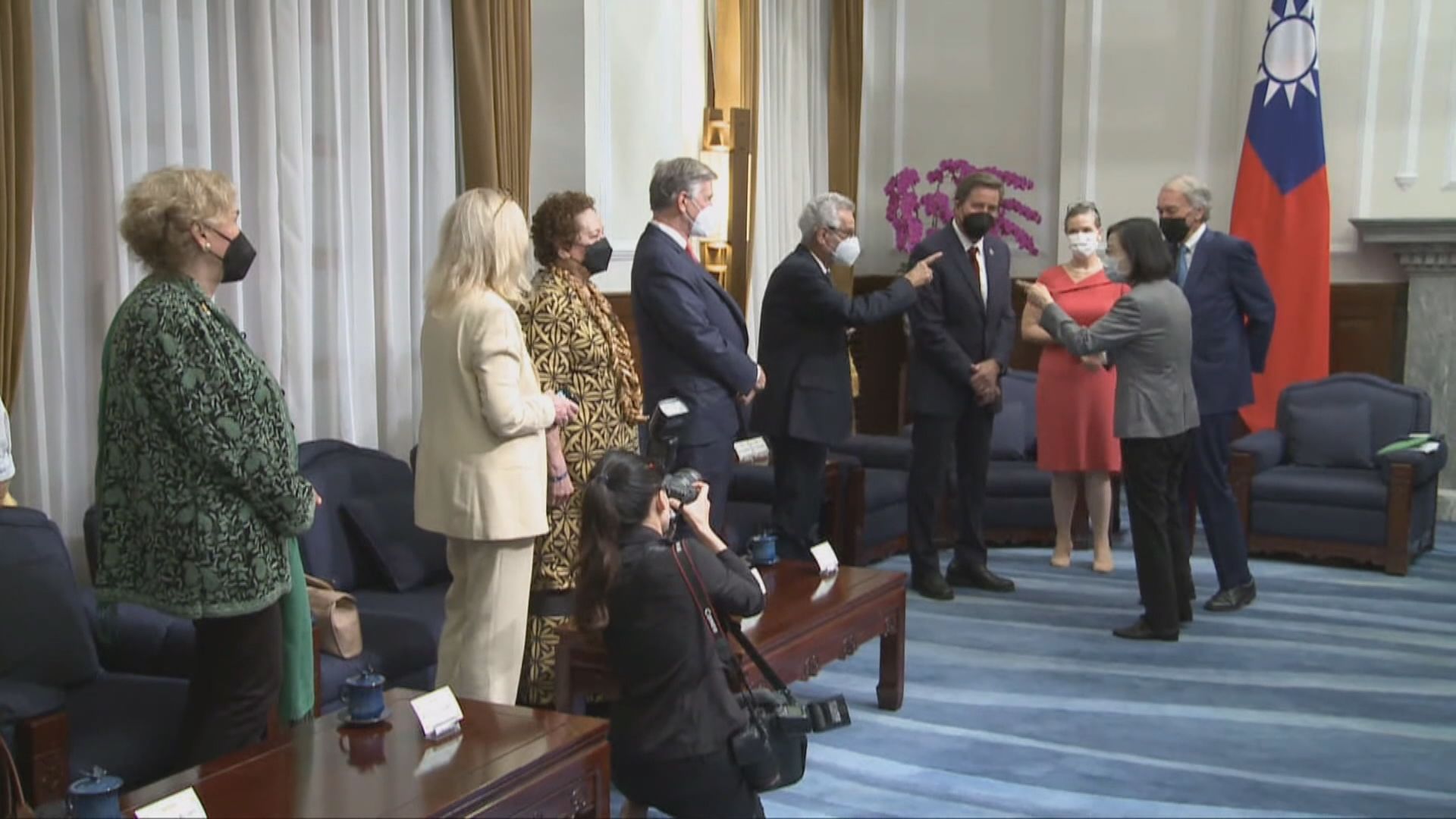 再有美國國會議員訪台　強調捍衛自由民主價值