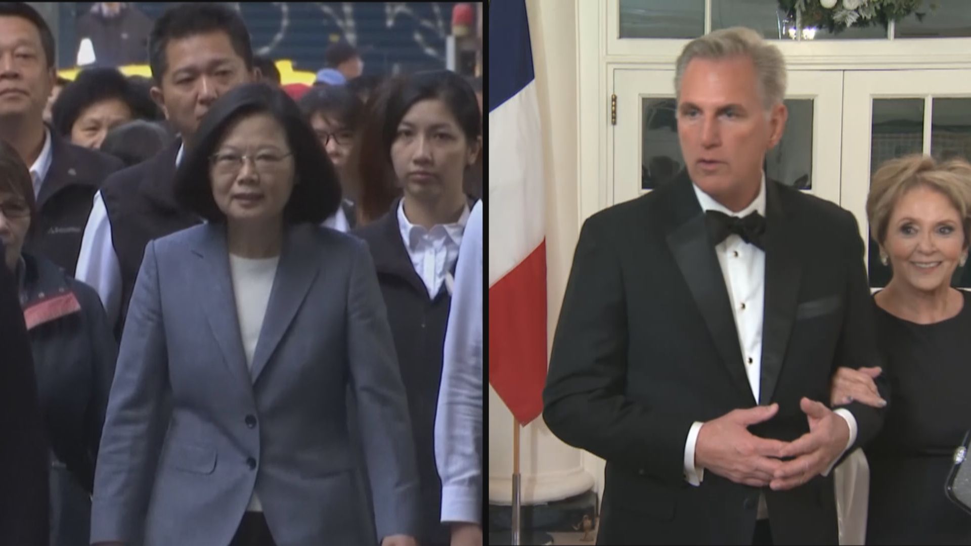 報道指麥卡錫擬下月於加州會晤蔡英文