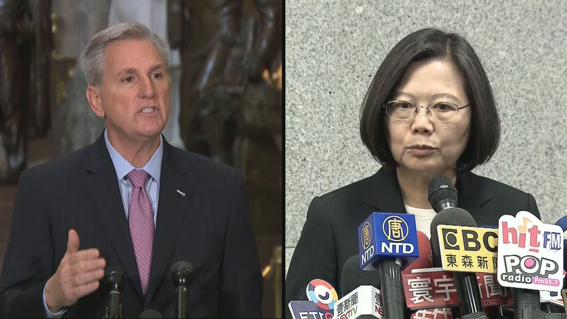 麥卡錫擬在美國會見蔡英文　北京要求美方澄清