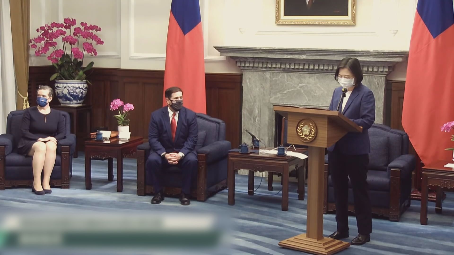 蔡英文期待加強和美國在半導體及高科技領域的合作