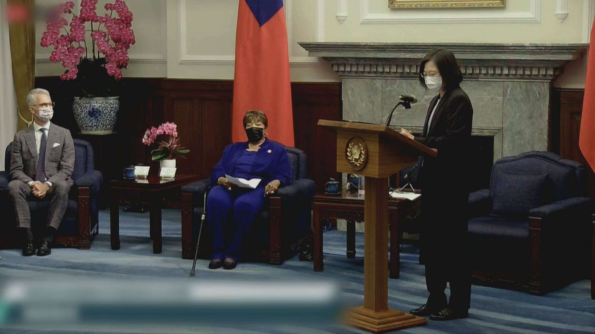 蔡英文接見訪台美國眾議員