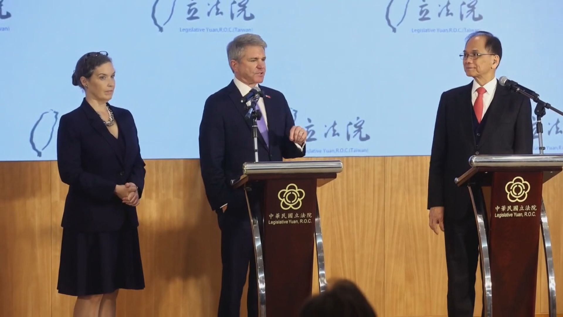 美國外交委員會主席訪台　稱會盡力加快武器付運