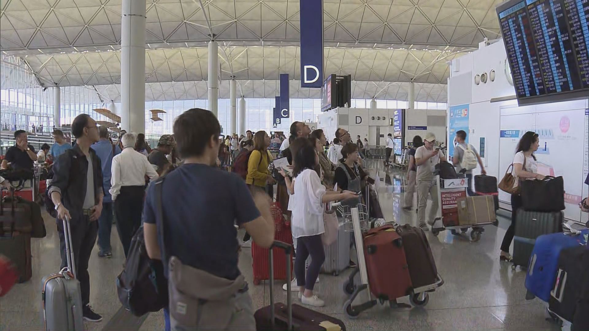 山竹逼近　有旅客選擇提早出發以免旅程受阻