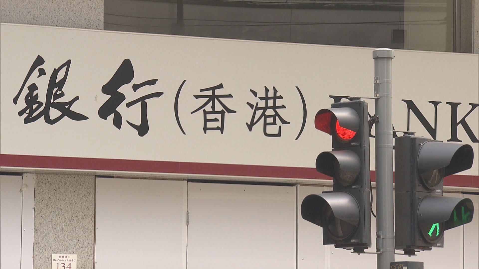 八號信號下　本港金融市場及銀行運作受影響