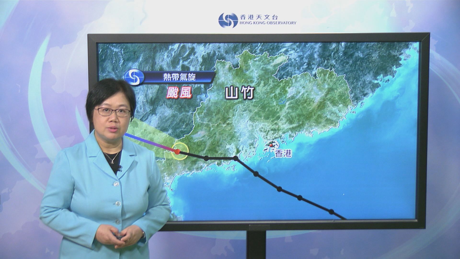 天文台考慮是否周一早上六時前改發三號信號