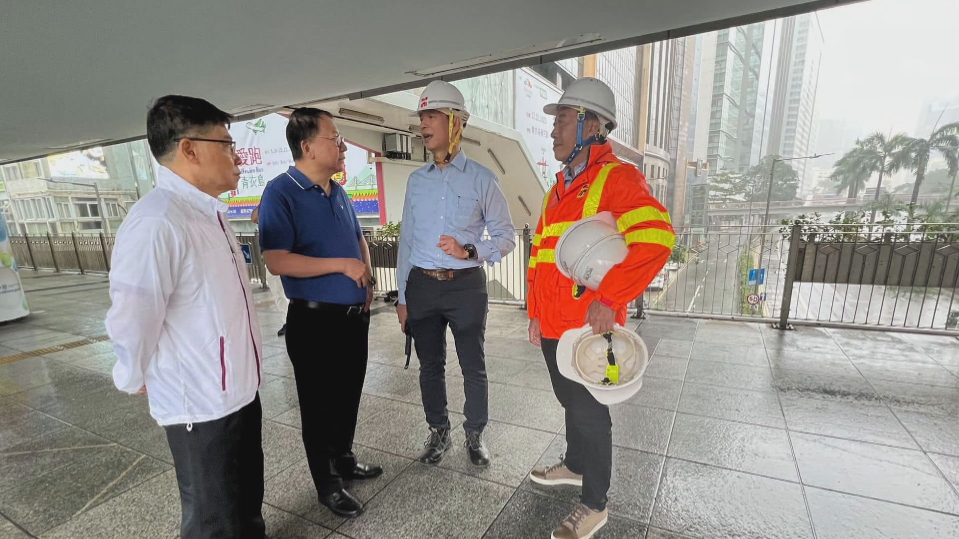 陳國基：改發三號信號前 大致清理主要道路