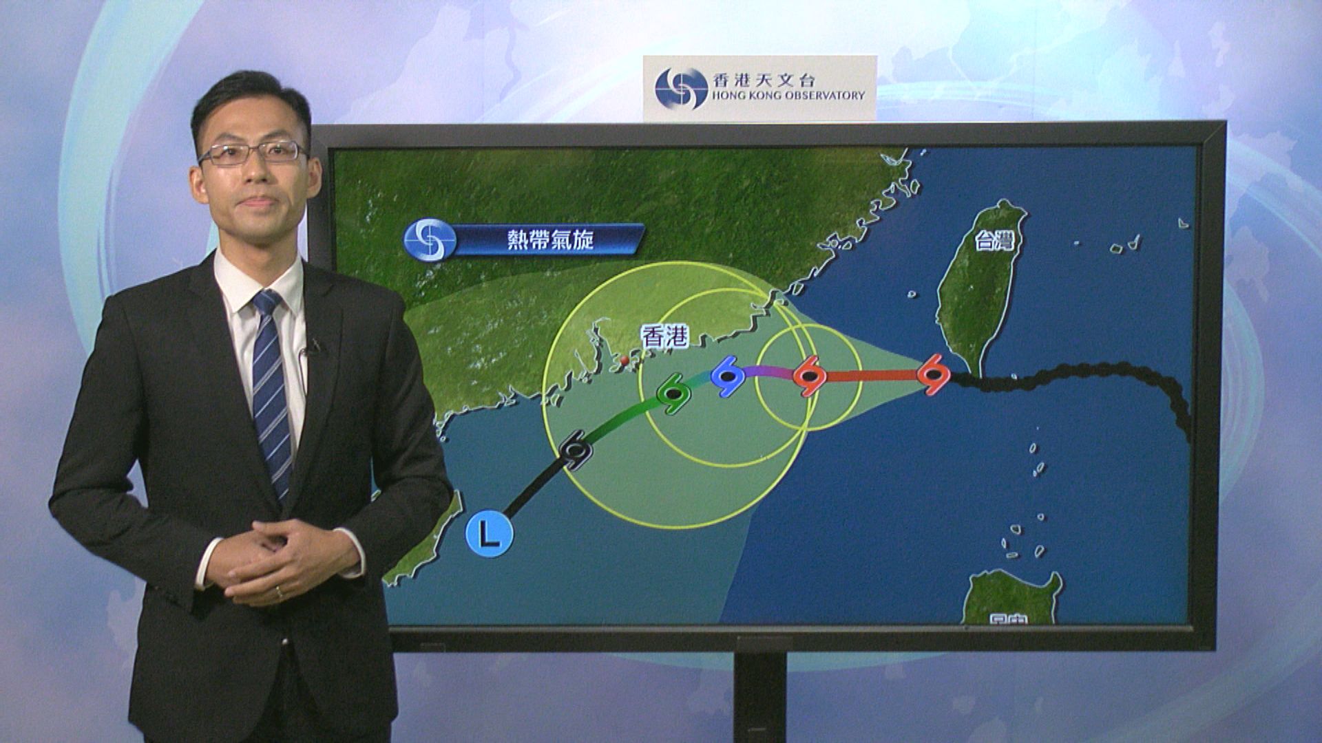 天文台︰一號戒備信號至少維持至明日中午
