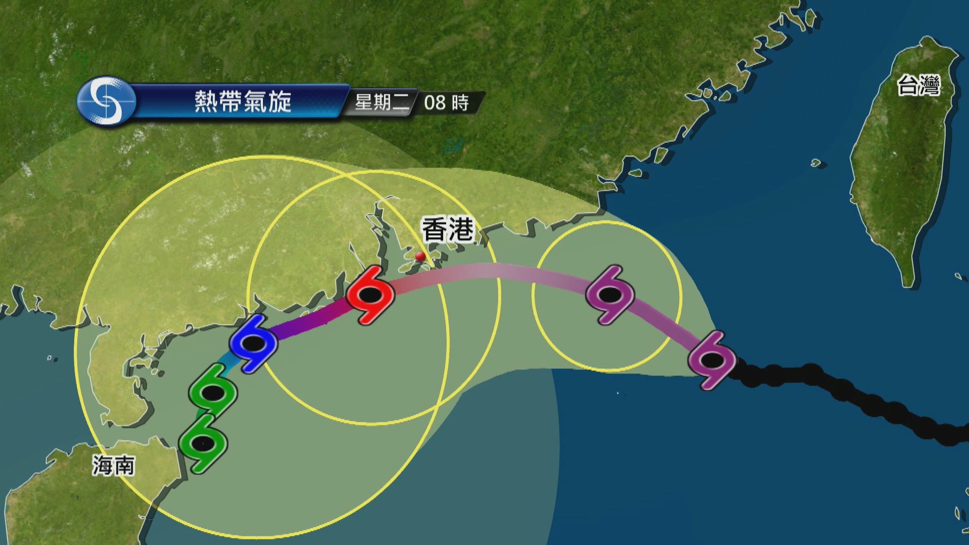 天文台下午三時至五時掛三號強風信號 明考慮改發更高信號