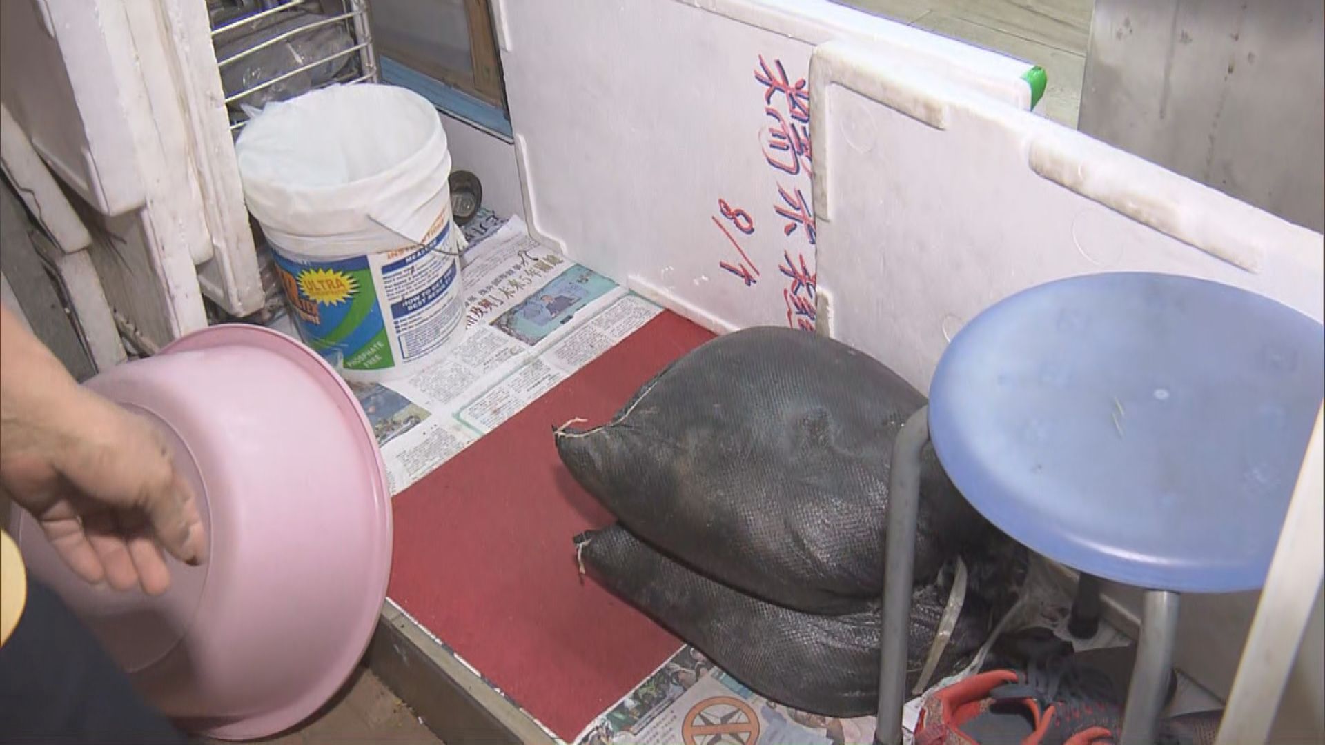 本港部分地區入夜後風勢增強　鯉魚門商戶提前做足防水浸準備