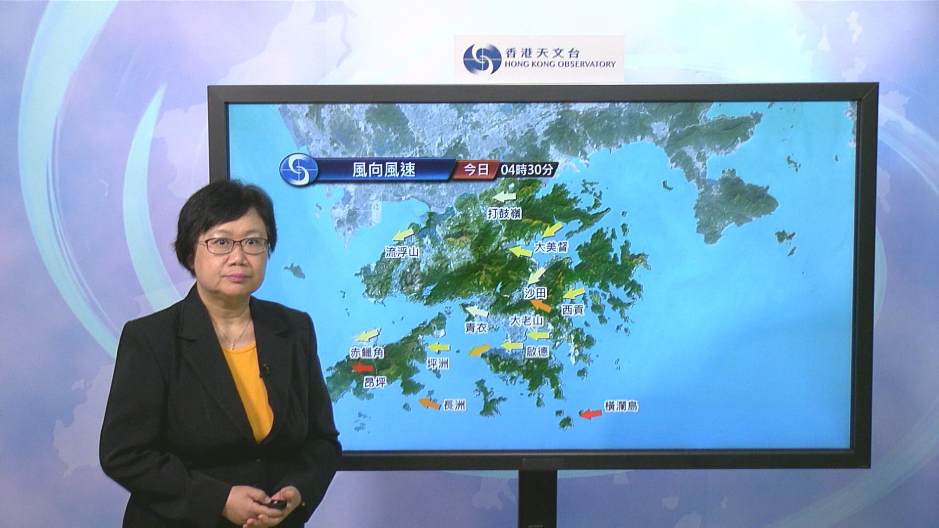 天文台改發三號強風信號　預料上午維持一段時間