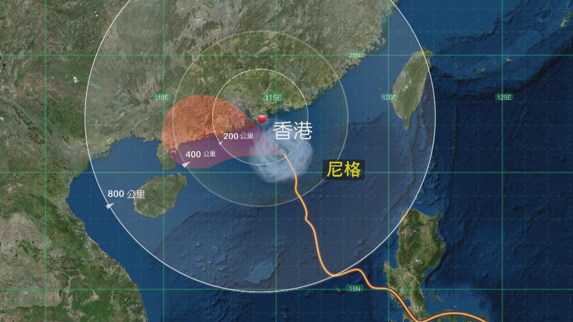 天文台下午1時40分或之前改發八號信號