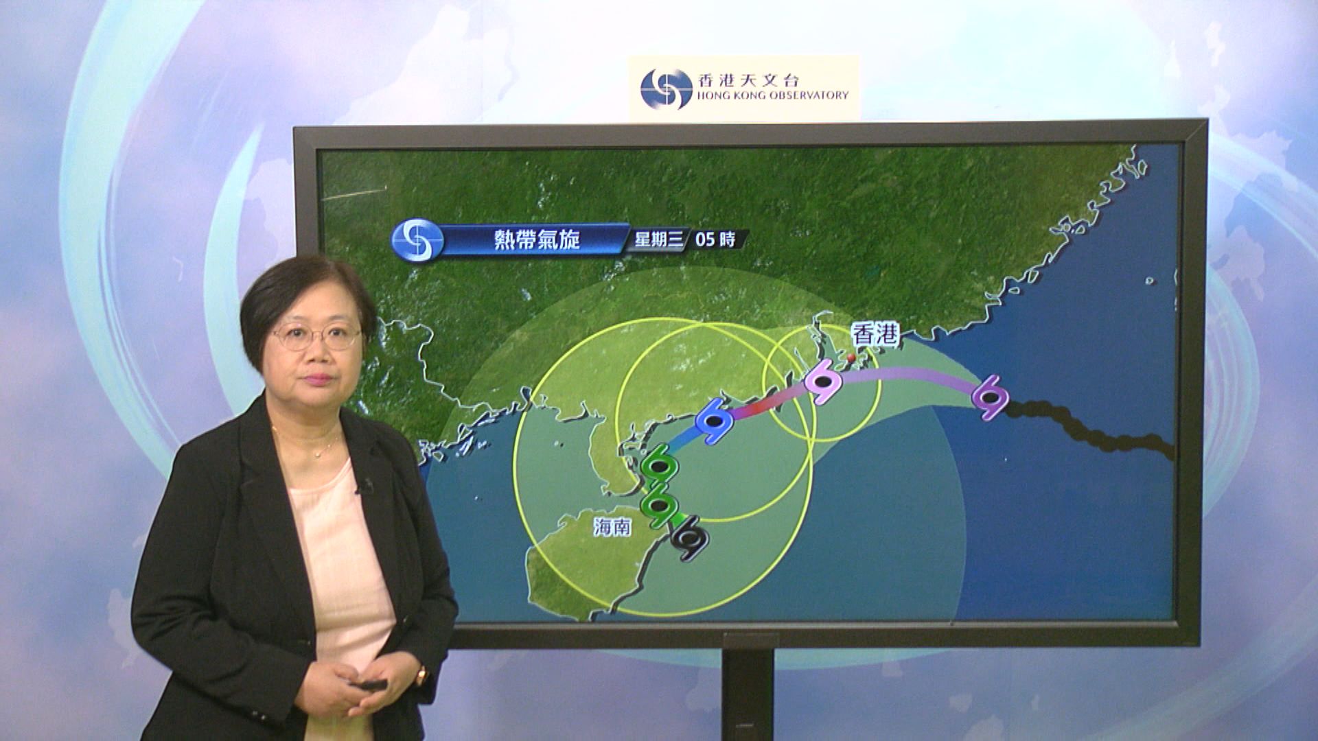 八號信號生效 天文台：評估黃昏前後是否改發更高熱帶氣旋警告
