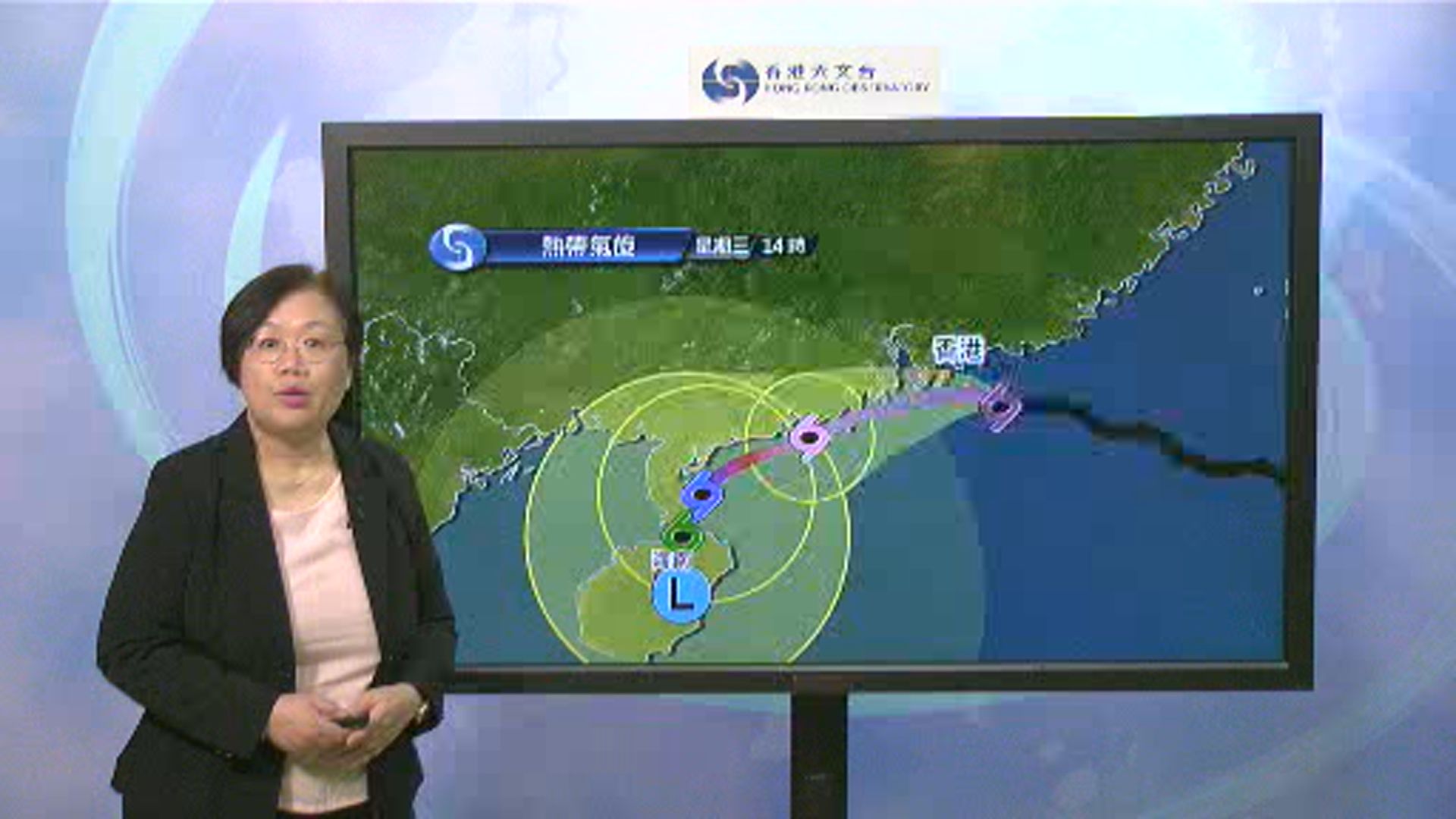 天文台：考慮傍晚六時至八時之間發出九號烈風或暴風風力增強信號