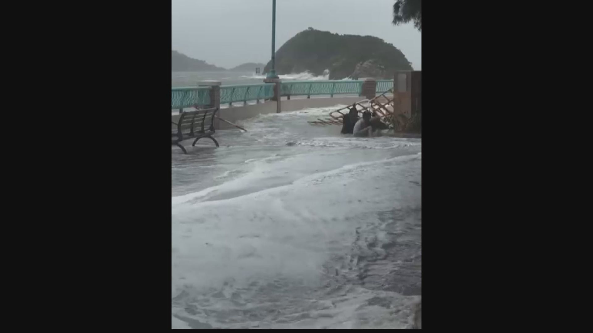 樺加沙襲港｜兩名女子涉樺加沙襲港期間帶8歲男童觀浪被捕