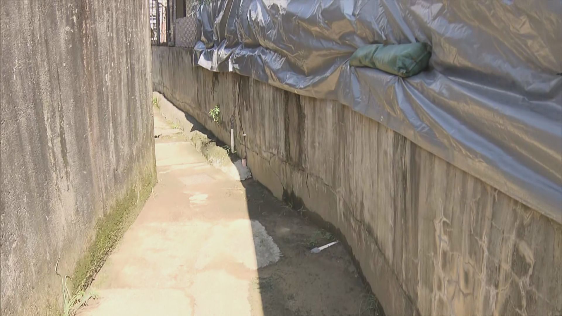 樺加沙襲港｜大埔林村水浸黑點加強準備　居民自設沙包擋水板