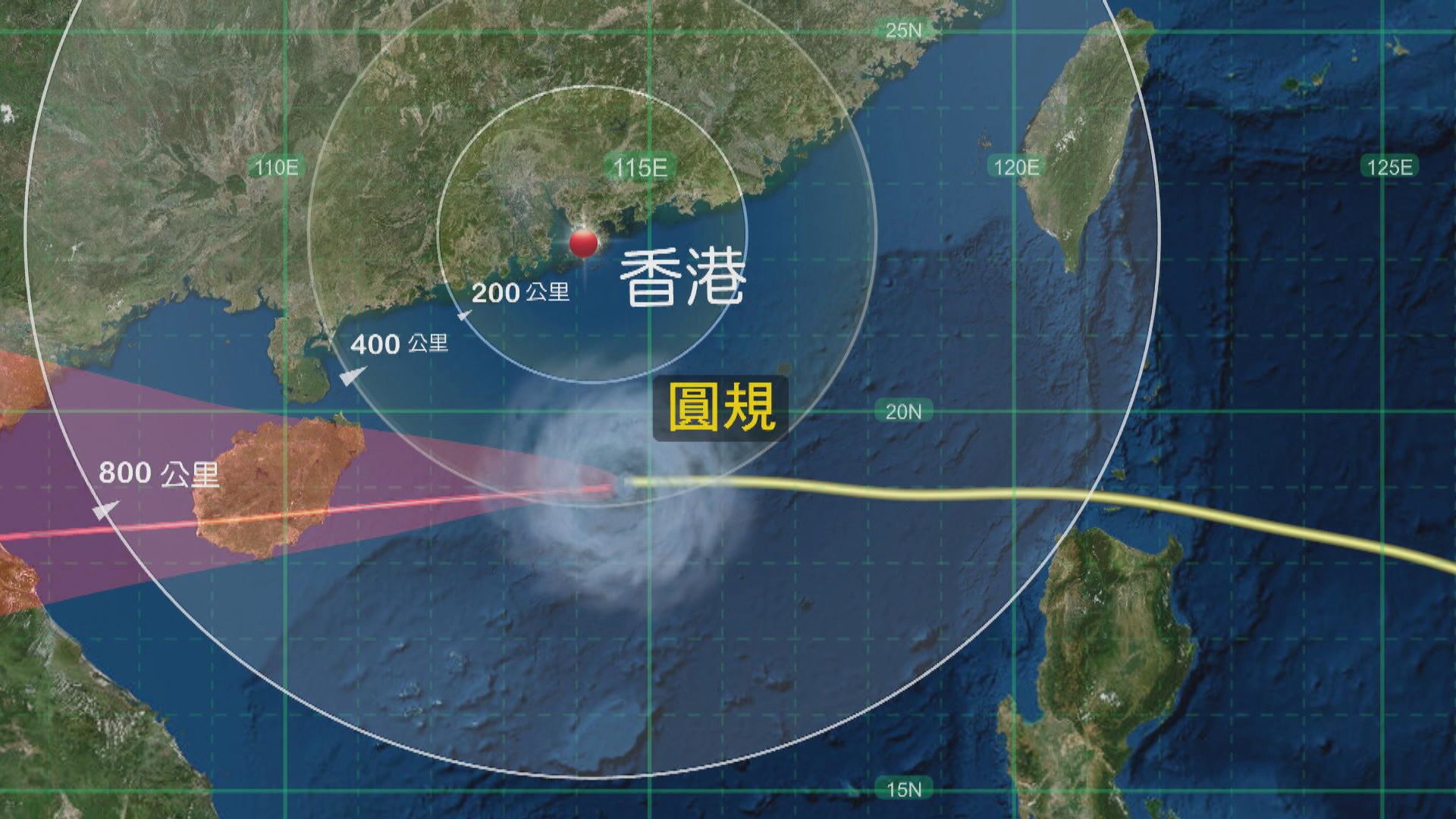 八號熱帶氣旋警告料維持至日出前