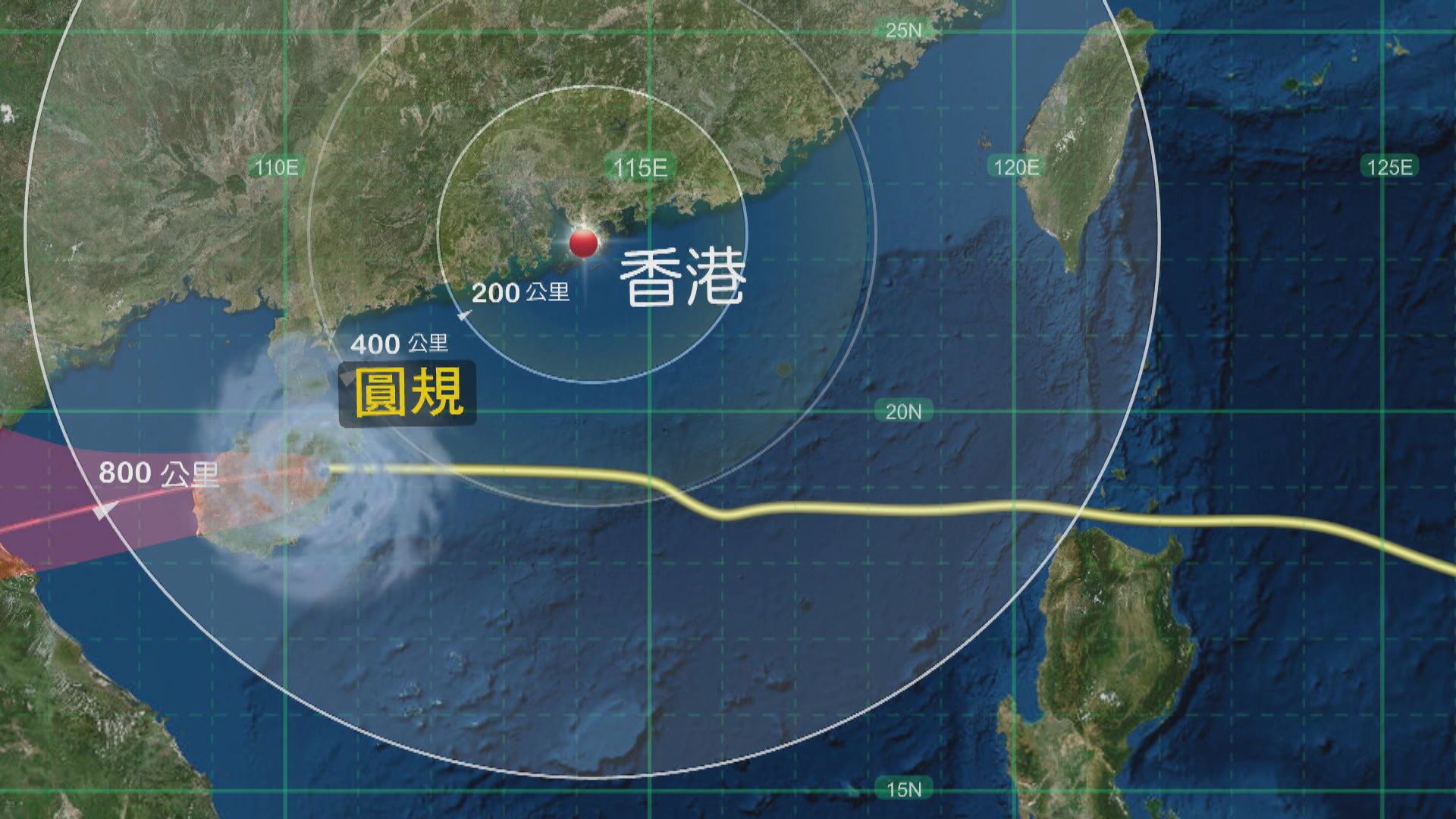 天文台：短期內改發三號強風信號