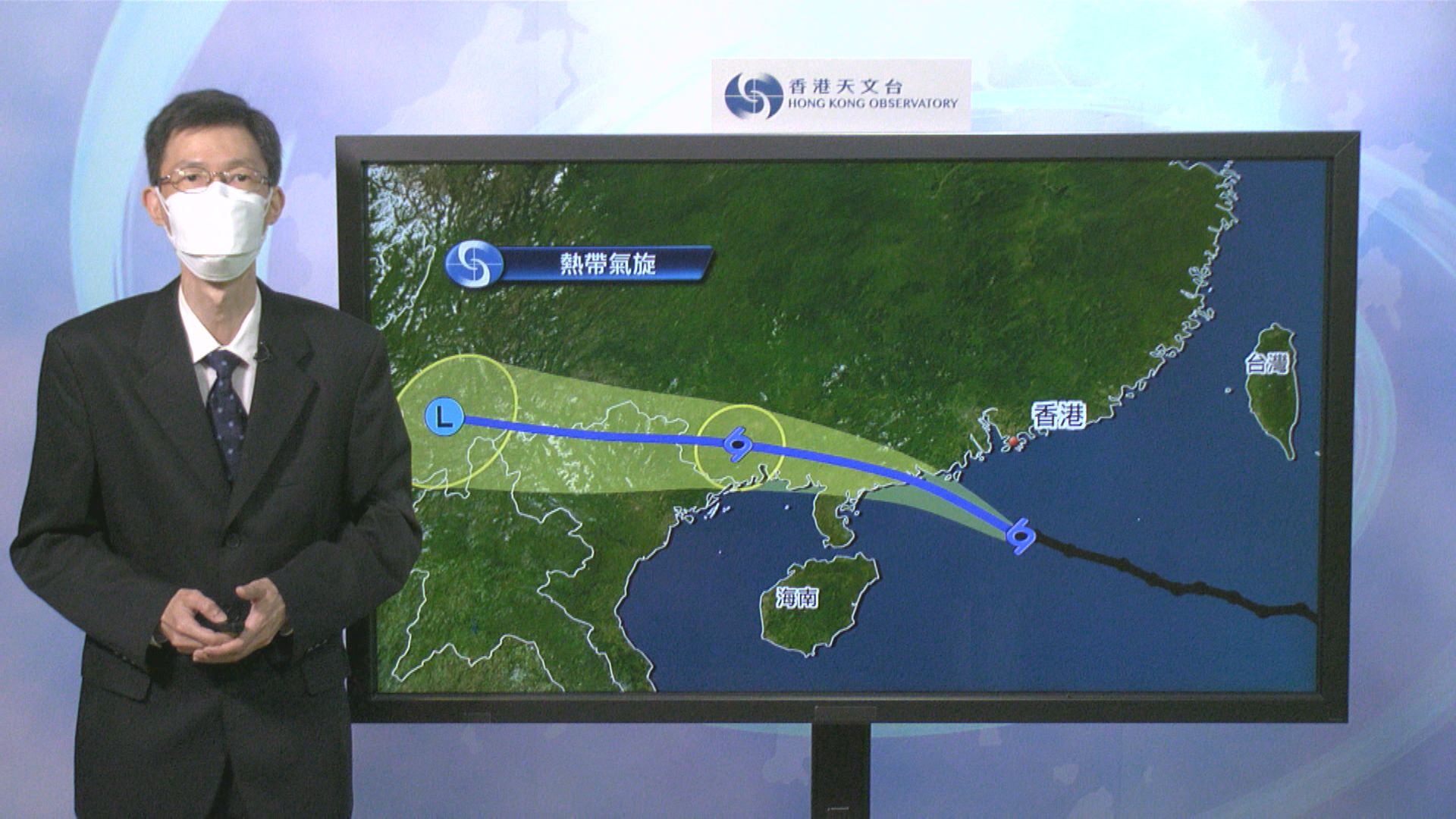 八號東北烈風或暴風信號生效　馬鞍未來數小時最接近本港