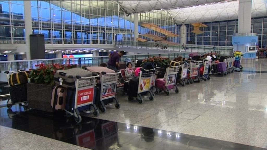 受風暴影響　少部分往京滬台等航班仍取消