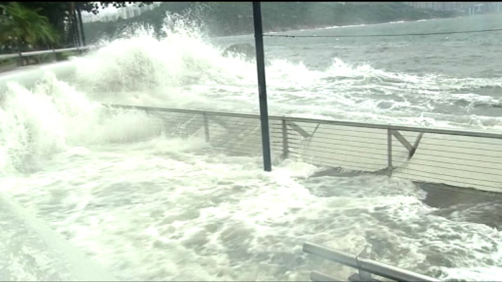 天鴿迫近　風勢增強