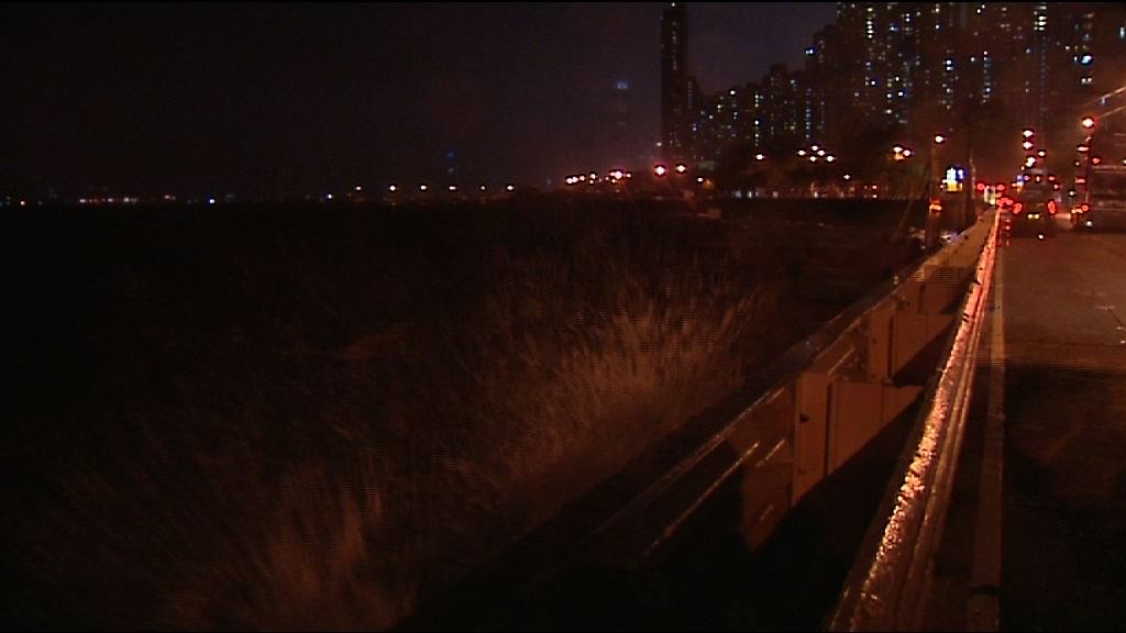 市區晚上部分地區風力明顯增強