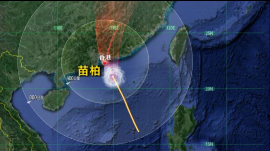 天文台下午五時半或以前改發8號信號
