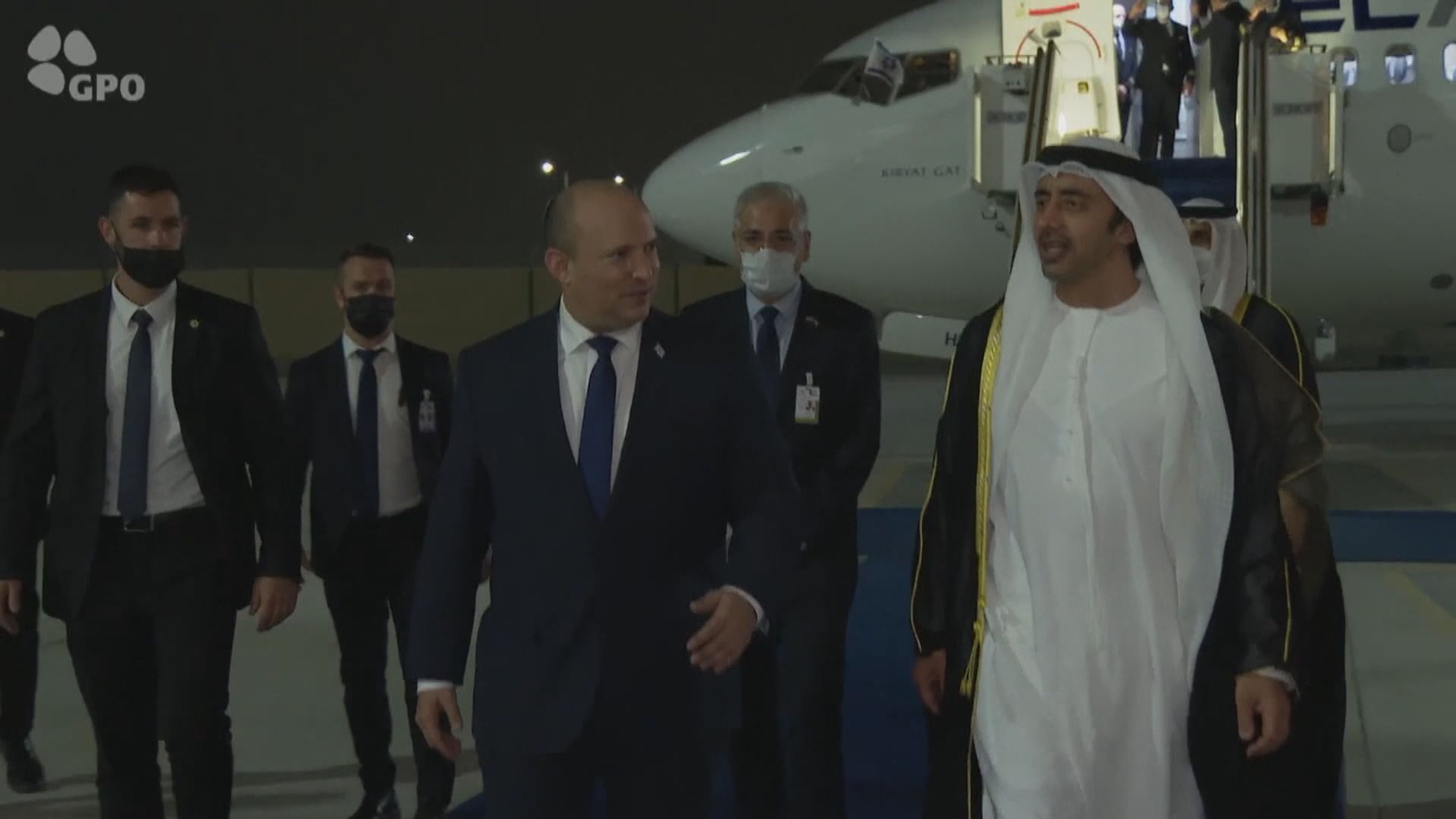 以色列總理貝內特歷史性到訪阿聯酋