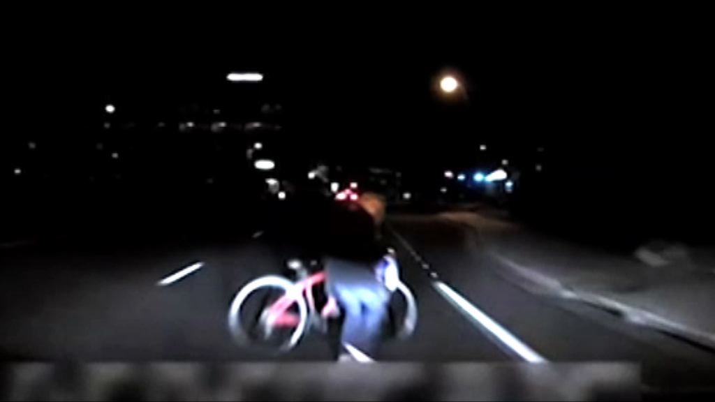 Uber自動車撞死途人片段曝光