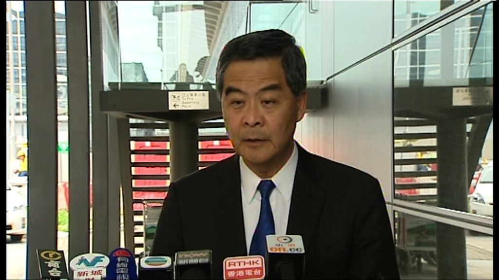 梁振英：梁繼昌應退出調查UGL專責委員會