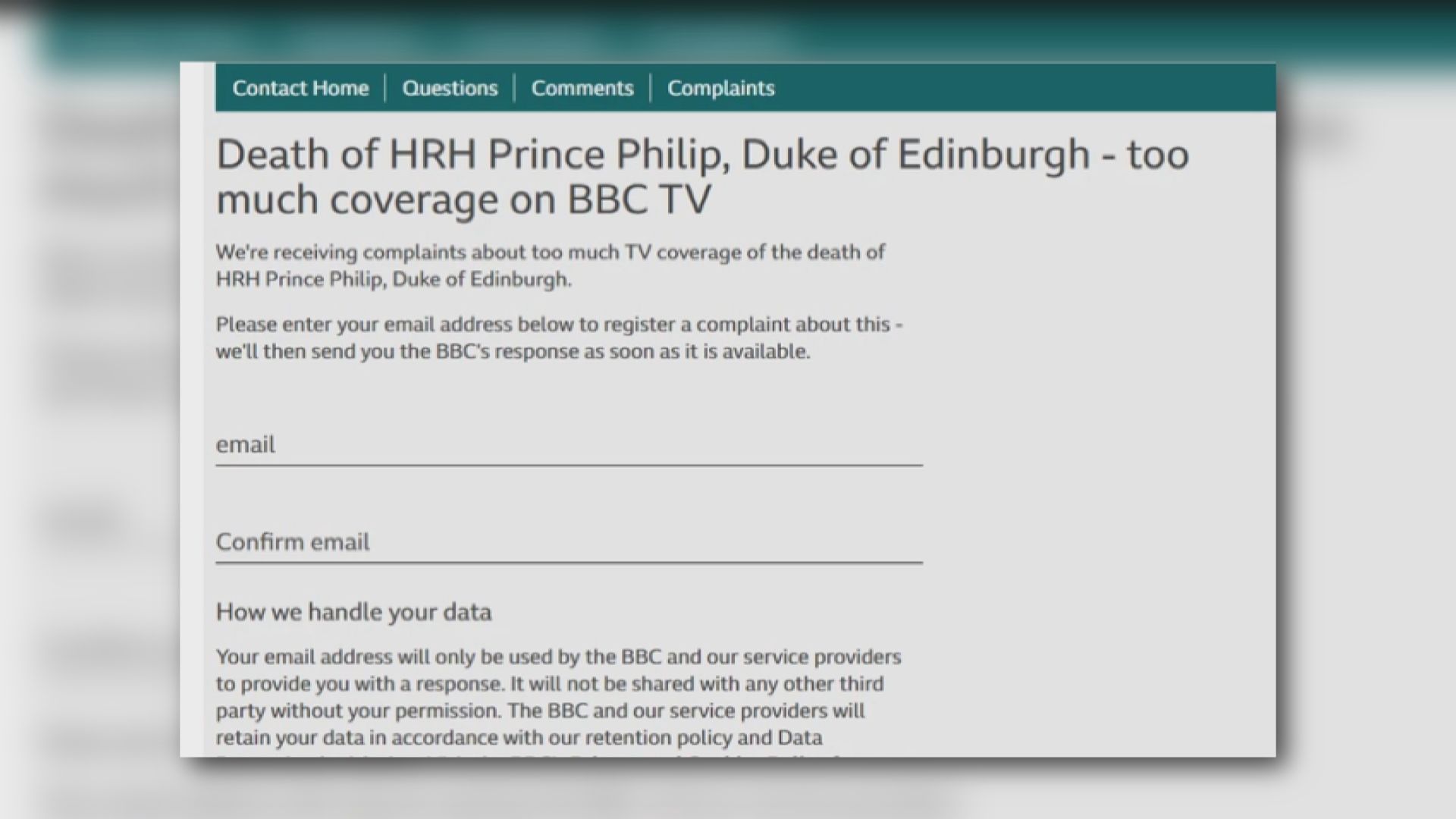 BBC抽起多個節目悼念菲臘親王　大量觀眾不滿投訴