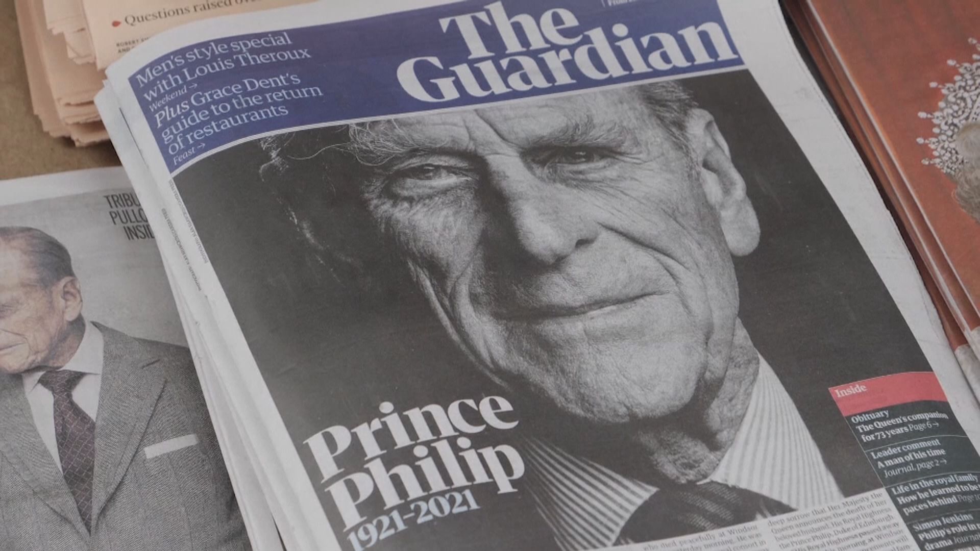 BBC大幅報道菲臘親王死訊　收逾11萬宗投訴