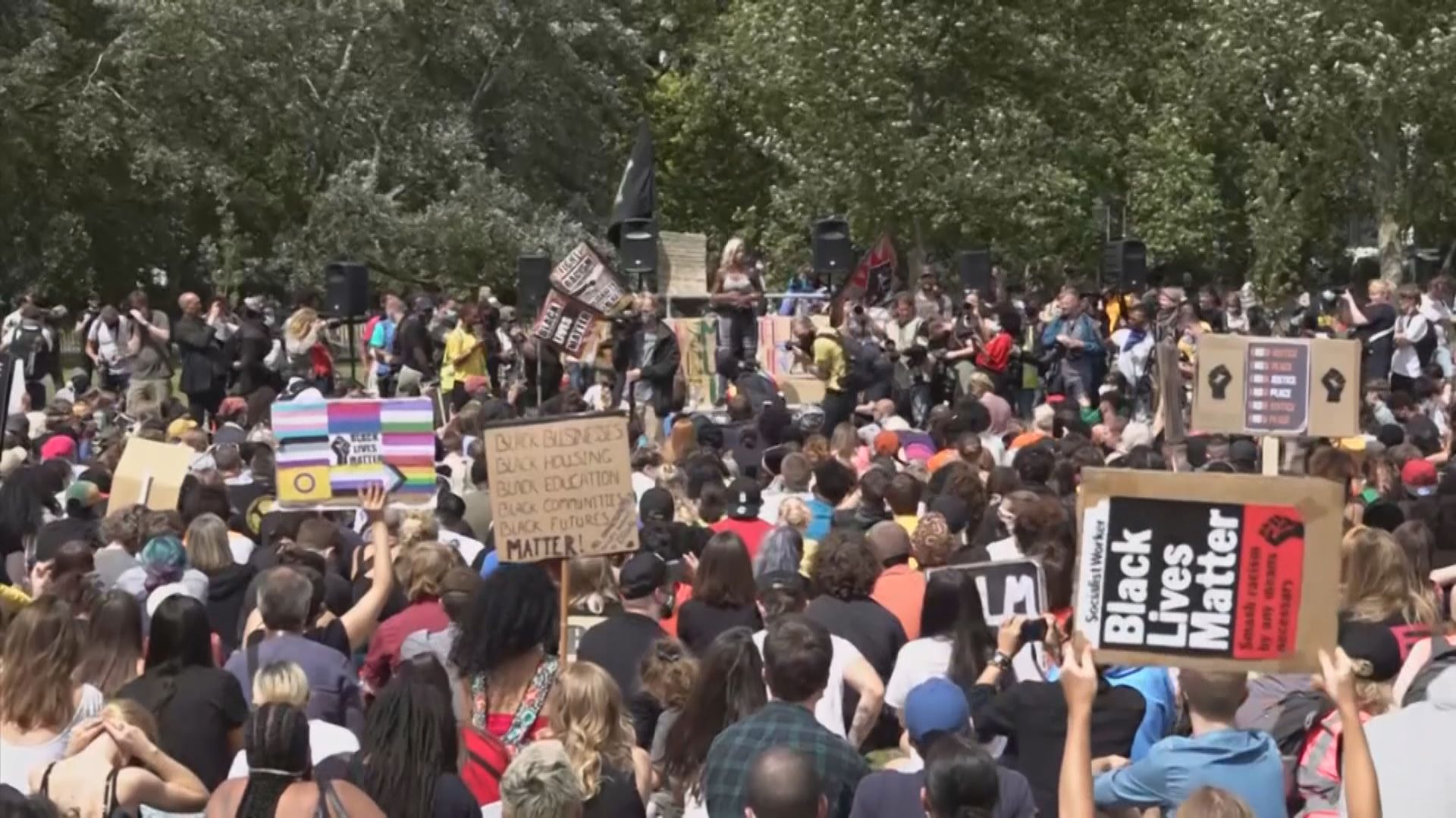 種族平權運動被指變質　推動其他政治主張