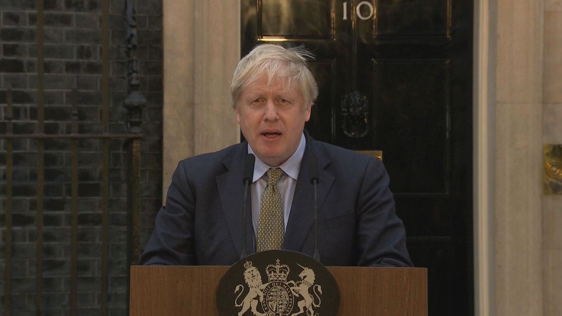 約翰遜覲見女王以籌組新內閣