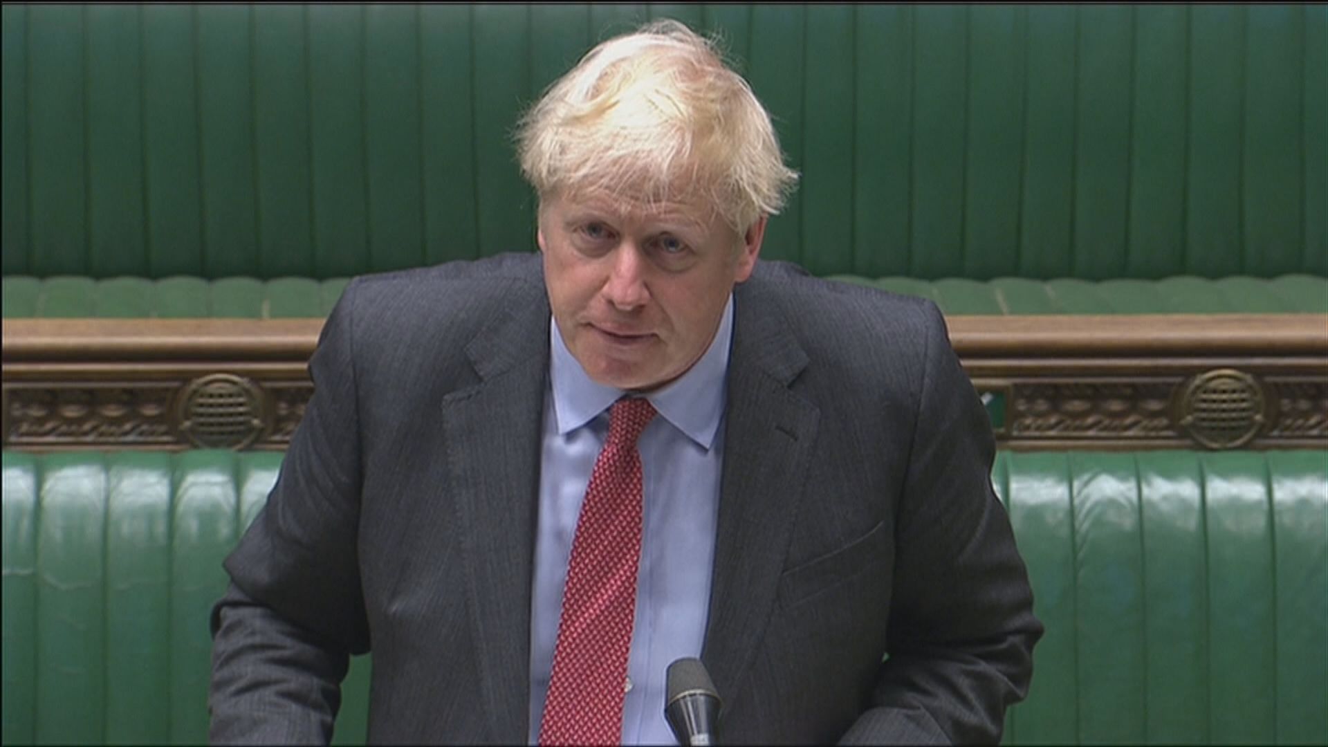 約翰遜與透過BNO計劃移民英國港人視像通話