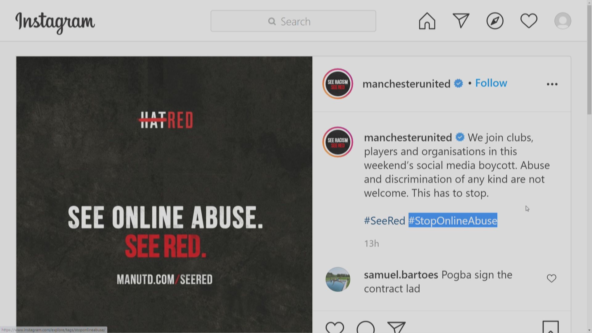 英足球圈杯葛社交媒體抗議種族歧視