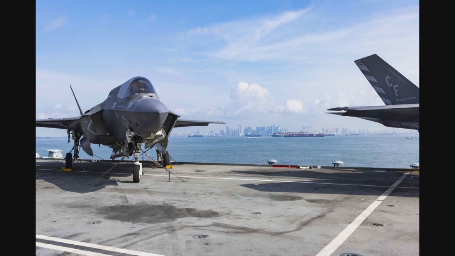 伊利沙伯女王號戰鬥群已進入南海