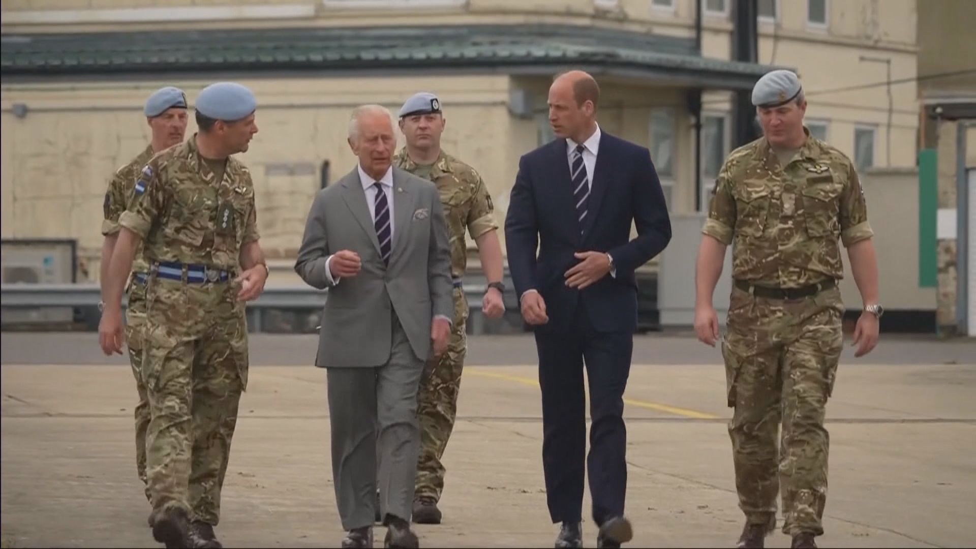 英王查理斯三世將高級軍銜移交威廉王儲