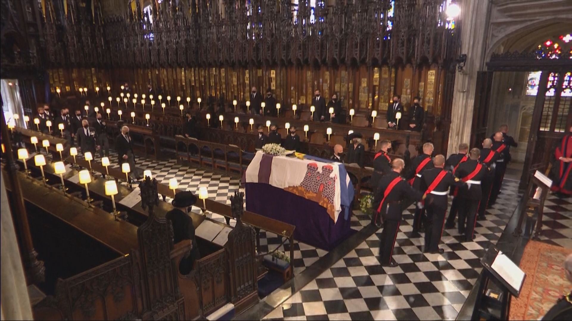 英國菲臘親王舉殯　喪禮在溫莎堡聖喬治教堂舉行