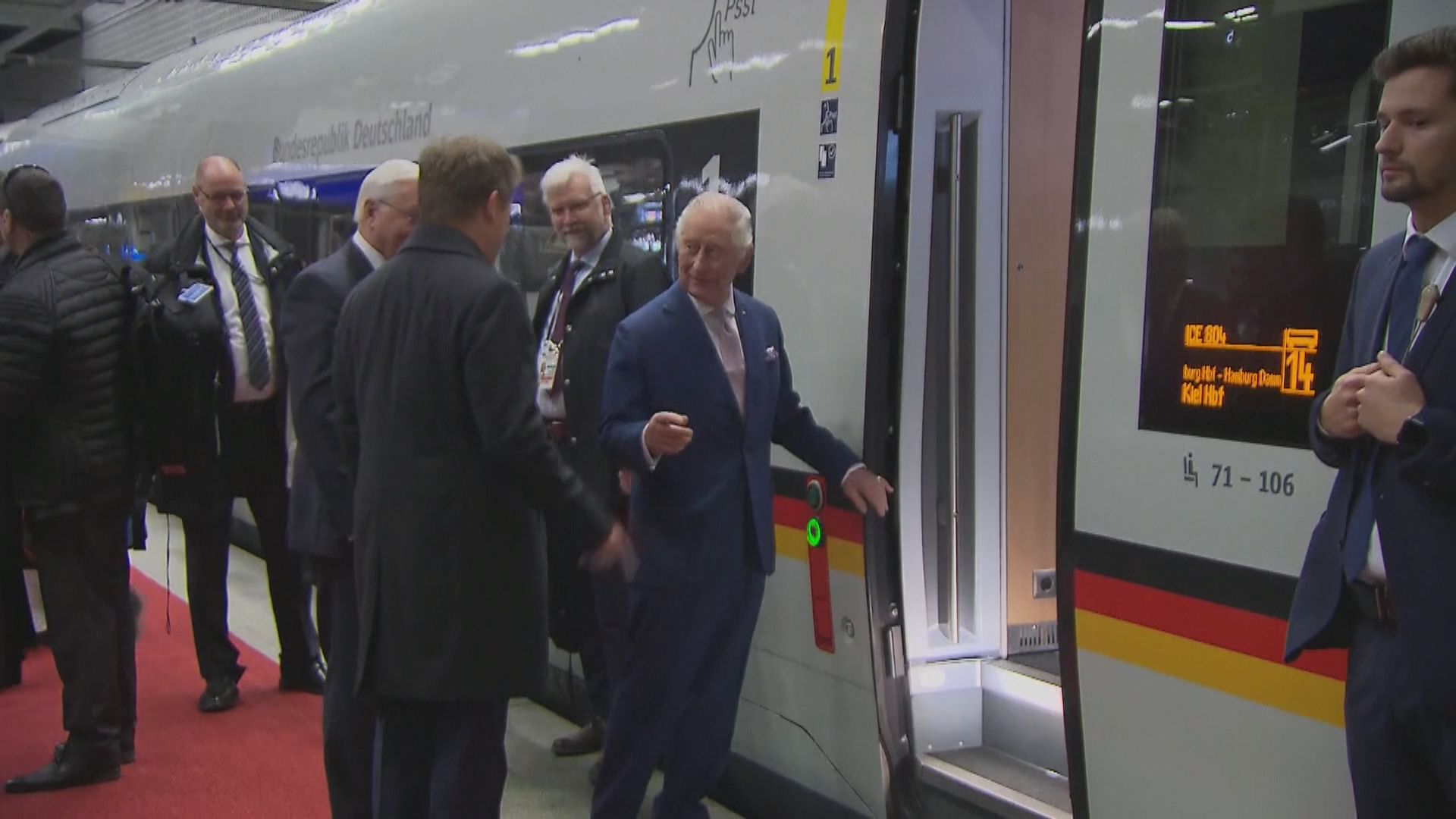 查理斯三世德國之行最後一天　轉往漢堡訪問