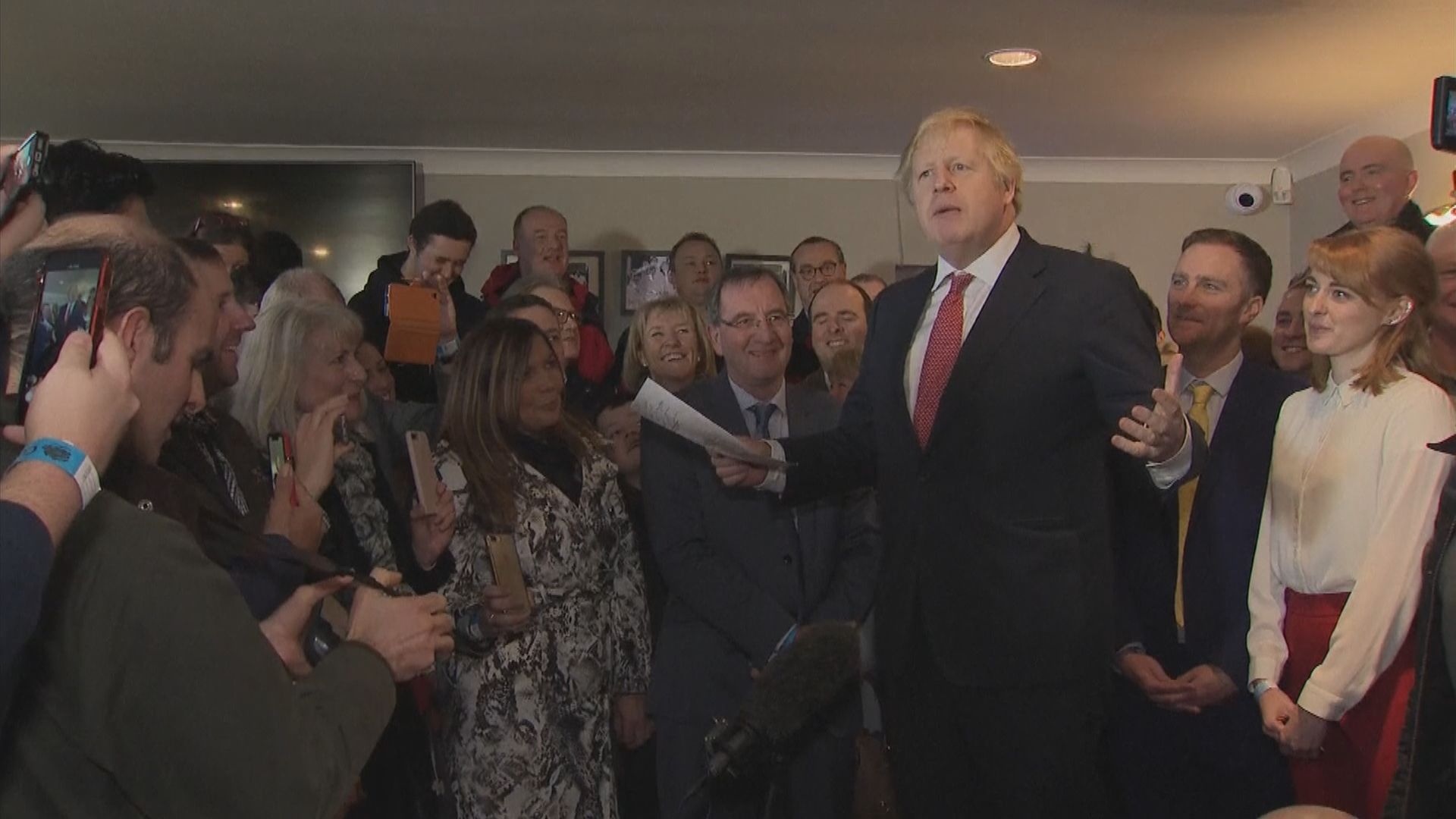 約翰遜到英格蘭東北部謝票