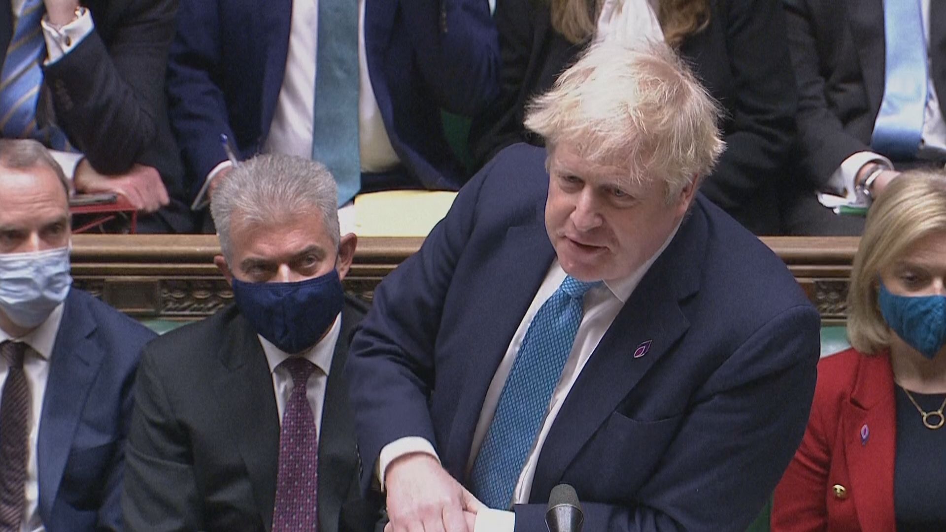 英國首相約翰遜重申不會下台