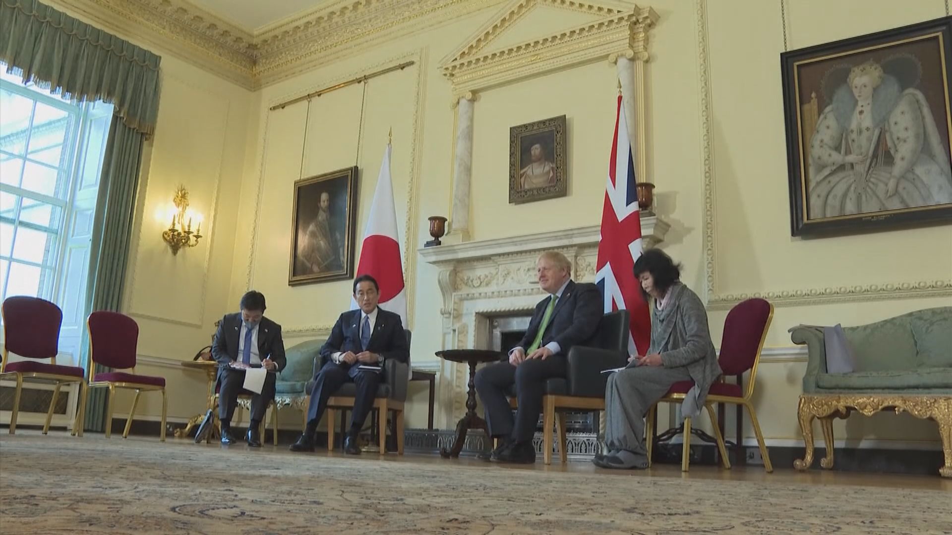 岸田文雄晤約翰遜宣布兩國達成新防衛協議