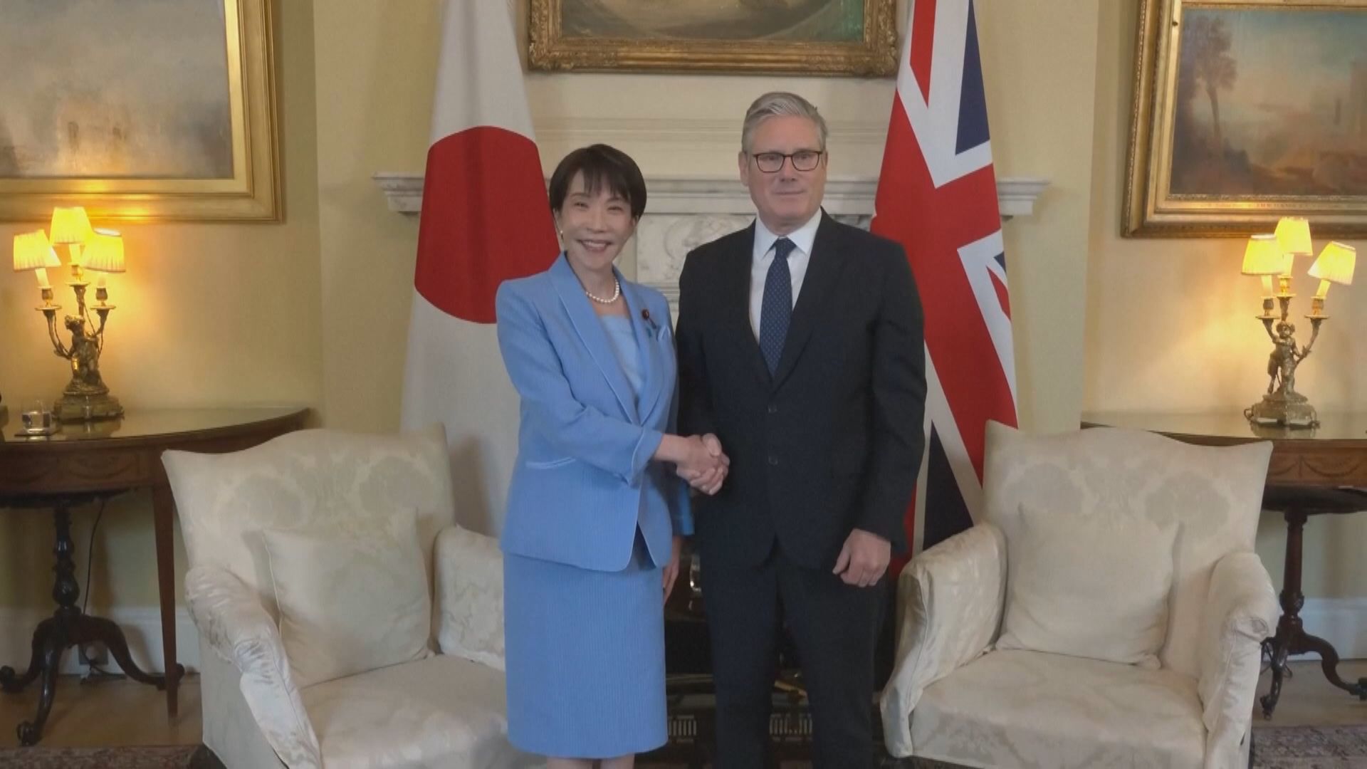英國首相施紀賢見日本首相高市早苗