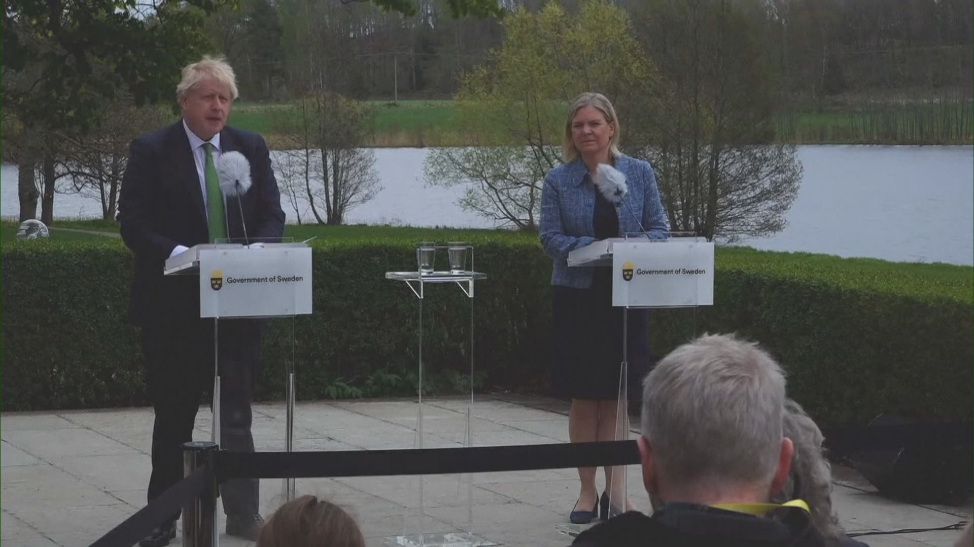 英國與瑞典及芬蘭簽署安全宣言