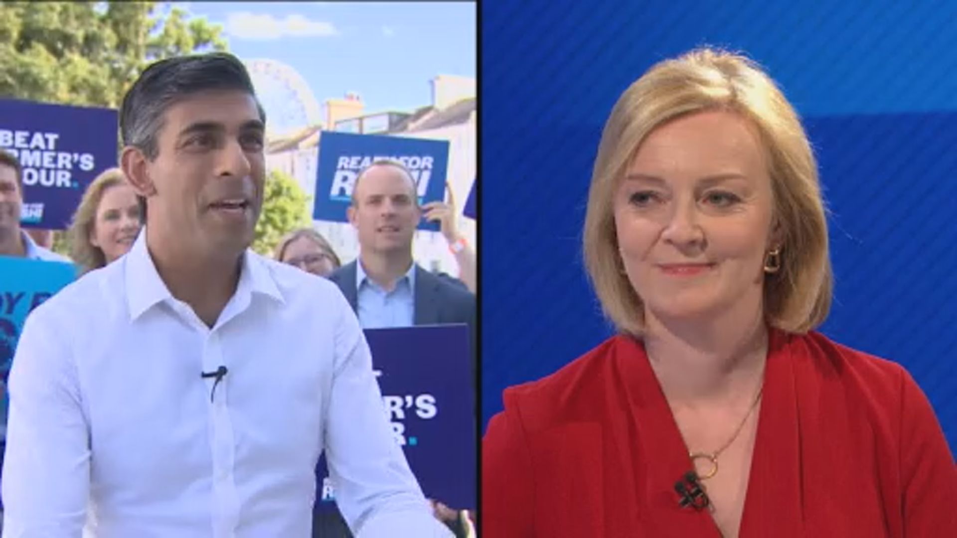 英國保守黨內民調顯示卓慧思支持度領先辛偉誠逾二十個百分點