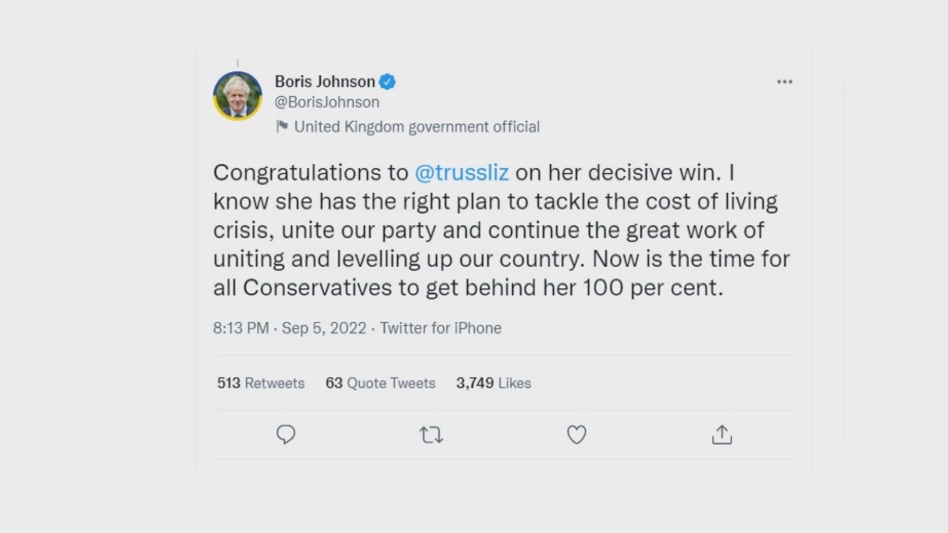 約翰遜祝賀卓慧思當選　辛偉誠表示將會全力支持卓慧思